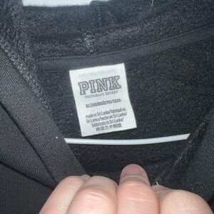 Victoria Secrets Pink cropped sweatshirt